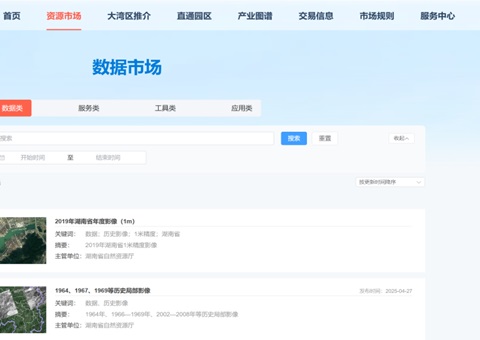 “数据市场”正式开通，湖南自然资源全要素市场再添主要拼图