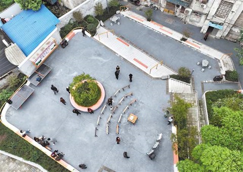 方寸之间，，装下城市温情&nbsp;&nbsp;重庆城市微型公园让市民转角遇上“小确幸”
